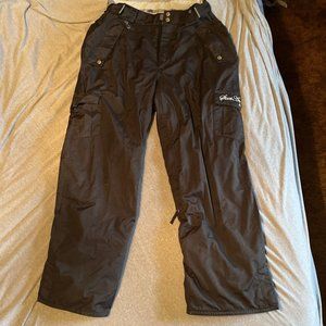 RARE Famous Stars And Straps 686 Snowboard Ski Snow Pants Large Travis Barker